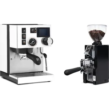 Kávovar Rancilio Silvia BC PID, white + Eureka Mignon Libra 65 All…