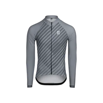 cyklistický dres Kalas Pánský cyklistický dres MOTION Z4 | Dres dlouhý rukáv | Steel Silver Kalas velikost: 5 (XL)
