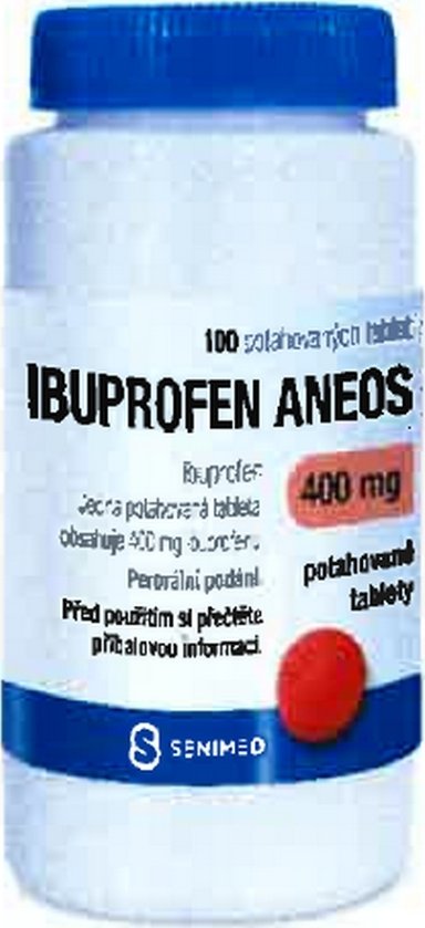 IBUPROFEN Aneos 400mg 100 potahovaných tablet
