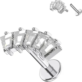 Piercing Šperky4U Labreta - piercing do brady - LB052