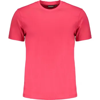 Pánské tričko Pánské tričko Napapijri růžové Napapijri fuchsiová 3365802