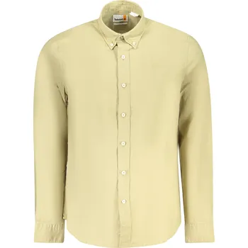 Pánská košile Pánská béžová košile s dlouhým rukávem Timberland krémová 3368513