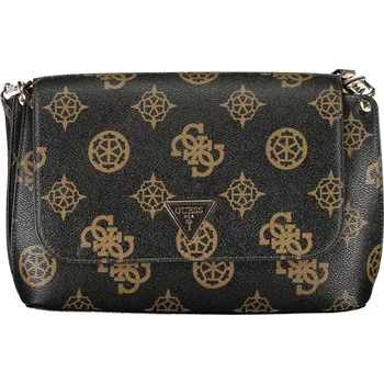 Kabelka Dámská kabelka GUESS JEANS GUESS JEANS hnědá | krémová 3359002