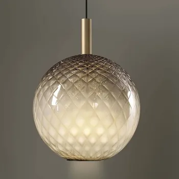 OLEV LED závěsné svítidlo BEAM STICK NUANCE BALLOTON hnědá Ø 35 cm 927 hnědý 1 x 13,8 W LED + 1 x 6,1 W LED - Doprava zdarma