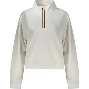 Dámská mikina Bílá dámská mikina K-WAY bez zipu K-Way bílá 3359934