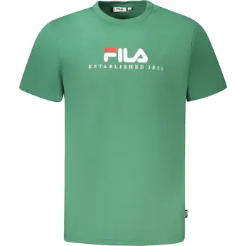 Pánské oblečení Pánské tričko FILA s krátkým rukávem Fila zelená 3357285