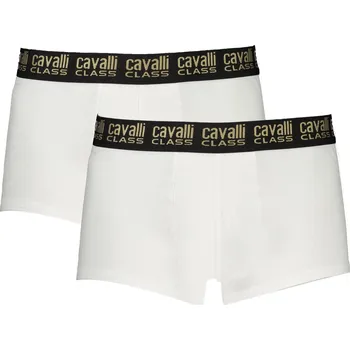 Boxerky Cavalli Class pánské boxerky bílé Cavalli Class černá | bílá 3362015