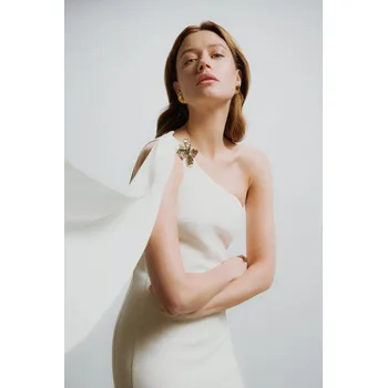 Dámské šaty Šaty Answear.LAB bílá barva, midi 2097.TKK 00X, vel. XL