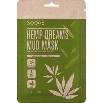Pleťová maska Soo'AE HEMP DREAMS BAHENNÍ PLEŤOVÁ MASKA 12g