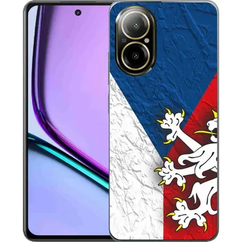 Vlajka Gelový kryt mmCase na Realme C67 - česká vlajka 1