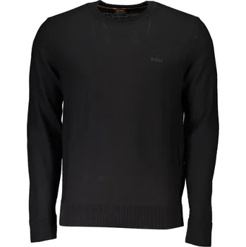 Pánský svetr Pánský černý svetr HUGO BOSS Boss černá 3364296