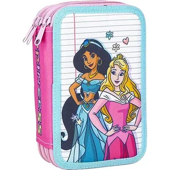 Penál CERDA Třípatrový penál Disney Princess vybavený