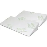 Romeo Klínový podhlavník MEMORY BAMBOO 80 x 40 x 15 cm sada 2 ks