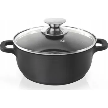 Hrnec Hrnec GRANITOVÝ s poklicí pro vaření, dušení, pečení 20 cm 2,3L GRANDE