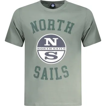 Pánské tričko Pánské tričko North Sails s krátkým rukávem North Sails černá | kaki 3364835