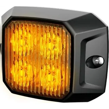 Přídavný světlomet světlo výstražné LED oranžové PREDATOR 4x2,5W
