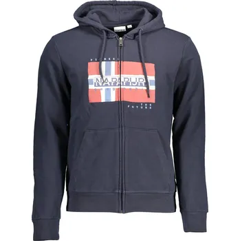 Pánská mikina Modrá mikina Napapijri na zip Napapijri modrá 3367202