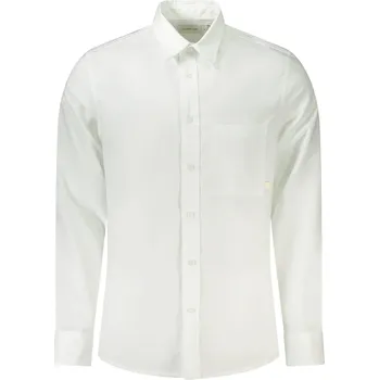 Pánská košile Pánská košile CALVIN KLEIN s dlouhým rukávem bílá Calvin Klein bílá 3365376