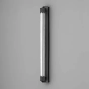 Lampička OLEV LED nástěnné světlo CHARMER, černá kov/sklo 2 700 K IP44 černý - Doprava zdarma