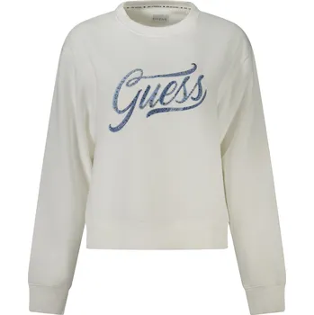 Pánská mikina Bílá mikina Guess bez kapuce GUESS JEANS bílá 3366191