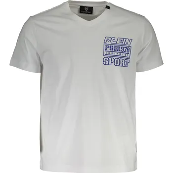 Plein Sport pánské triko s krátkým rukávem Plein Sport bílá 3366160