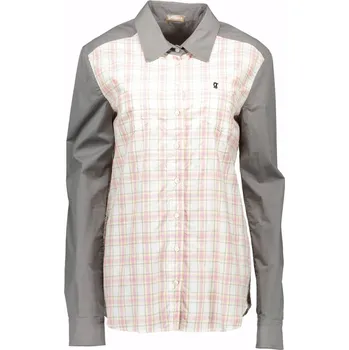 Dámská košile Dámská károvaná košile s dlouhým rukávem JOHN GALLIANO bílá | šedá | růžová 3363156