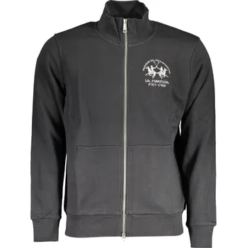 Pánská mikina Černá pánská mikina na zip LA MARTINA La Martina černá 3359506