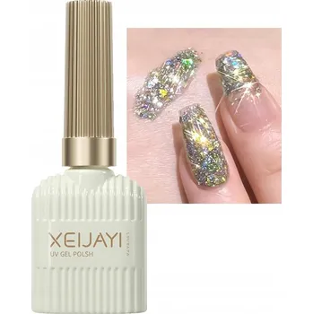 Přípravek na nehty Gel UV LED Lak na nehty Perleťový Třpytivý Soak off 15ml #11