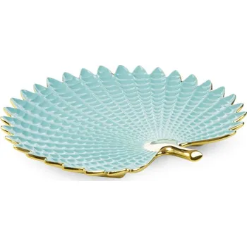 Dekorační podnos HIRAL 4 03 světle modrý / zlatý