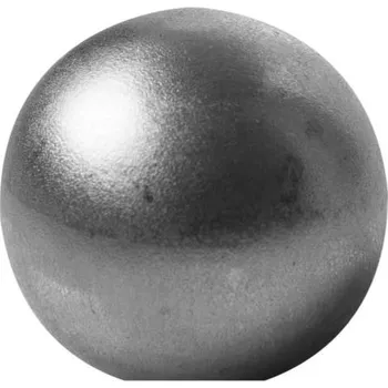 PSG Ozdobná koule pro kovaný plot, bránu, zábradlí a mříže 43.635 dutá hladká pr.35 mm