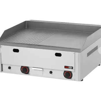 Kuchyňský gril RM GASTRO Plynová grilovací deska kombinovaná FTHR 60 G RedFox