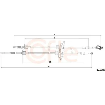 Tažné lanko, ruční převodovka COFLE CFE12.7283