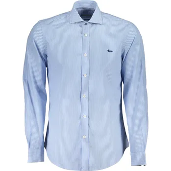 Pánská košile Pánská modrá košile s dlouhým rukávem HARMONT & BLAINE bílá | světle modrá 3364552