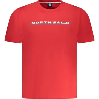 Pánské tričko Pánské triko NORTH SAILS červené North Sails červená 3364414