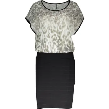 Dámské šaty Krátké šaty Guess Jeans GUESS JEANS černá | bílá | kaki 3361287