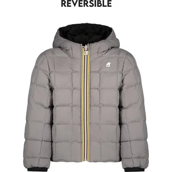 Chlapecká bunda Dětská oboustranná zimní bunda K-WAY K-Way černá | šedá 3358123