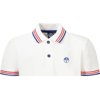 Chlapecké tričko Dětské bílé polo triko NORTH SAILS North Sails bílá 3363048