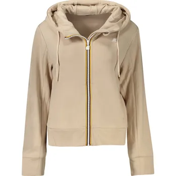 Dámská mikina Dámská růžová mikina na zip K-WAY K-Way krémová 3360213