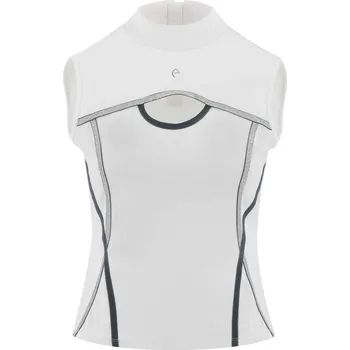 EQUITHÈME Triko závodní Puebla Equithème, bez rukávů, dámské, white/grey XXS