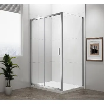 Polysan Easy Line - Sprchový kout, 100x70 cm, chrom/čiré sklo EL1015EL3115