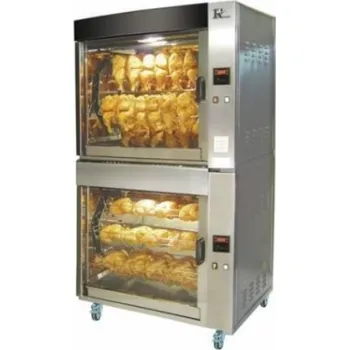 Zahradní gril Rotisol Gril košíkový dvojitý elektrický ROTI-ROASTER s digitálním ovládáním, mobilní podvozek