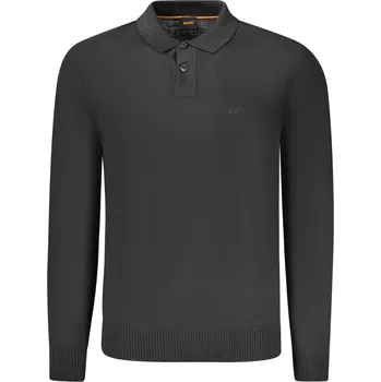 Pánský svetr Černý svetr HUGO BOSS pro muže Boss černá 3363757