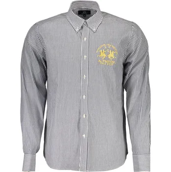 Pánská košile Pánská košile s dlouhým rukávem LA MARTINA La Martina modrá | bílá 3357209