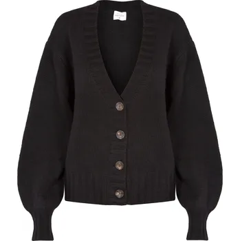 Dámský svetr Kašmírový cardigan SUPERSOFT černý RECYCLED M / Černá