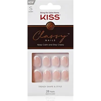 KISS Classy Nails Keep Calm and Stay Classy umělé nehty 28 ks