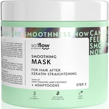Vlasová regenerace so!flow After Keratin Straightening Smoothing Mask maska na vlasy 400 ml
