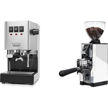 Kávovar Gaggia Classic E24, stainless steel + Eureka Mignon Libra 65…