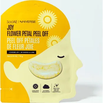 Pleťová maska Soo'AE UNIVERSE - JOY KVĚTINOVÁ SLUPOVACÍ MASKA 10g