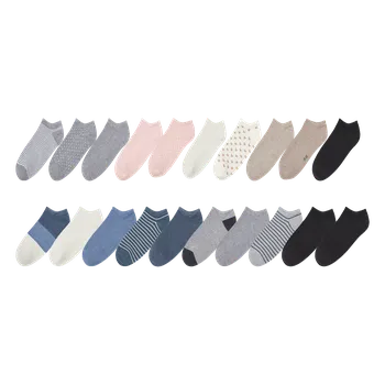 esmara® Dětské nízké ponožky s BIO bavlnou, 10 párů