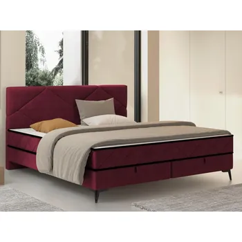 Postel Postel Parana 180x200 cm, červená sametová látka
